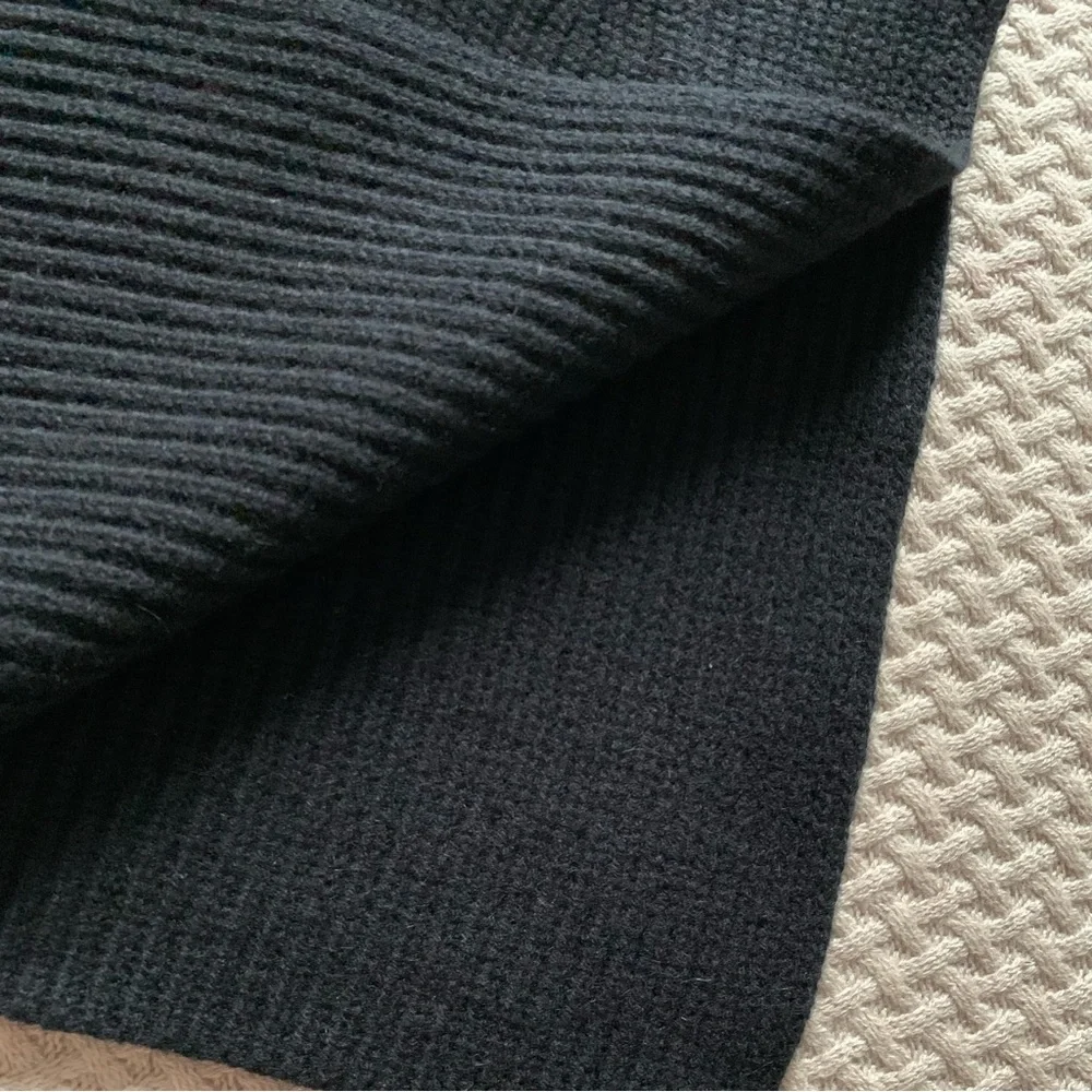 COS Black Wool Cashmere Roll Neck Collar (NEW) - Picture 4 of 10